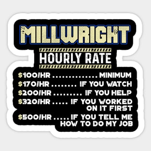 Millwright Sticker